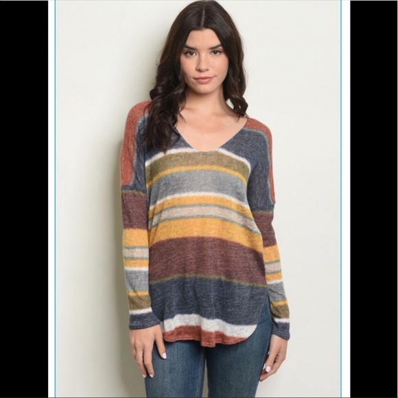 Lightweight Striped Top - Picture 1 of 4